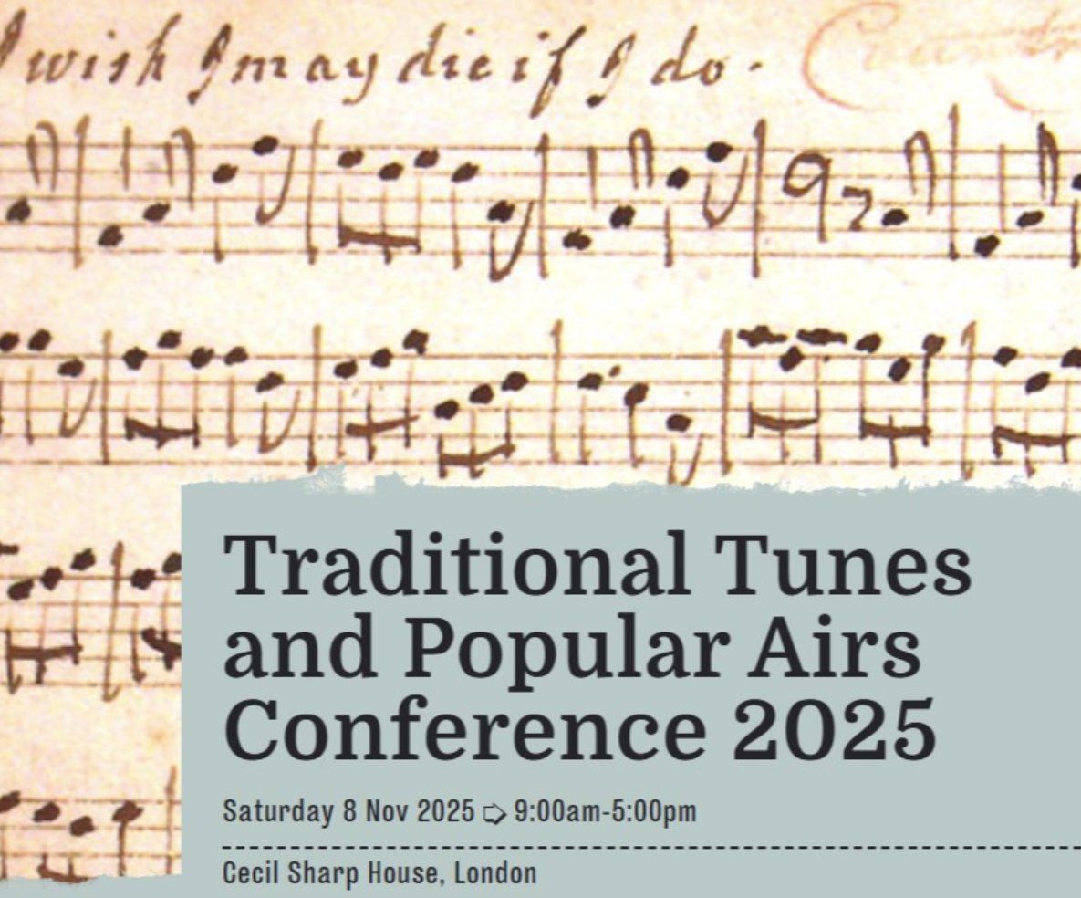 ICCMU's tweet photo. Nuestra compañera @laura_planaguma
participa en el "Traditional Tunes and Popular Airs Conference 2025" (Londres, 8 y 9 de noviembre), en el marco de las actividades del Proyecto de Investigación del ICCMU #MadMusic-@ComunidadMadrid
Organiza: #VaughanWilliams Memorial Library https://t.co/9GzvnF4u3z