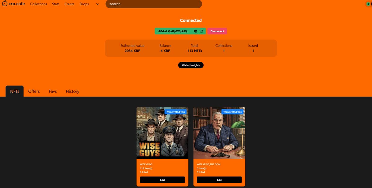 🚨 113 <a href="/xrplwiseguys/">Wise Guys</a> NFTs STILL unclaimed (as of Nov 1)

FREE replacement mints for OG Club holders.
✅ Check your wallet’s Offers tab now.

⏳ &lt;7 days before they’re returned to the mint wallet.

They earn monthly reward payouts
Join Discord to learn more discord.gg/aperunnersbtc