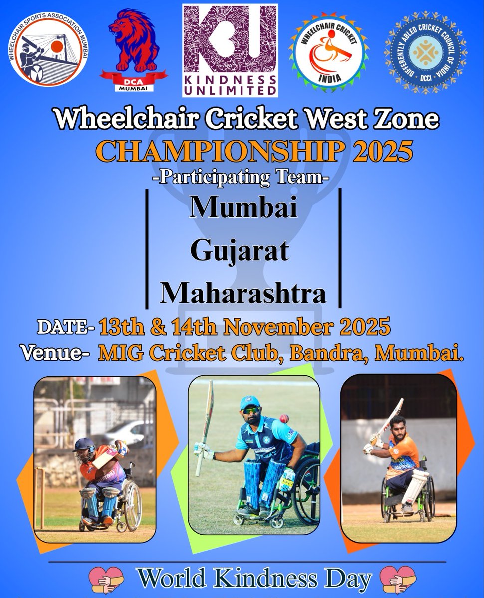 Mumbai Wheelchair Cricket Team tweet media