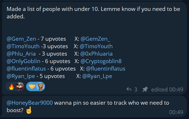 This is how $AVAX 🔺 communities should be working together to make an upwards move on the points market reputation system <a href="/pointsmarketX/">PointsMarket</a> 

Please give all these guys (and <a href="/DrDoz3/">DrDoz</a> for putting the list together) an upvote if you have one spare: pointsmarket.io