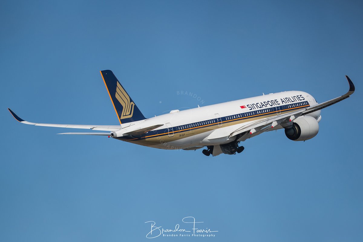 "Singapore 27 Heavy" seen here departing from <a href="/flySEA/">Seattle-Tacoma Intl. Airport</a> heading home to <a href="/ChangiAirport/">Changi Airport</a> on its 15-hour and 30-minute flight. It amazes me they manage to turn this flight in only 90 minutes on the ground here in Seattle. 

9V-SJF
<a href="/SingaporeAir/">Singapore Airlines</a> 
<a href="/Airbus/">Airbus</a> A350-941
KSEA - Seattle-Tacoma