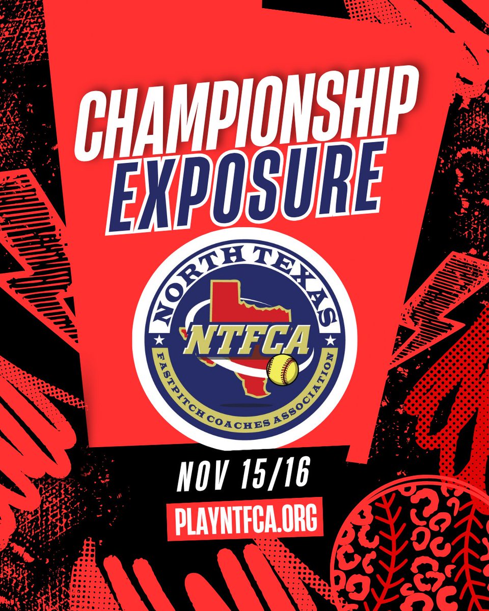 5PM TOMORROW - LAST CALL
🚨🚨🚨
CHAMPIONSHIP EXPOSURE WEEKEND
CAMP &amp; SHOWCASE - THIS WEEKEND
Don't miss out on this opportunity to play in front of college coaches. Register at playntfca.org