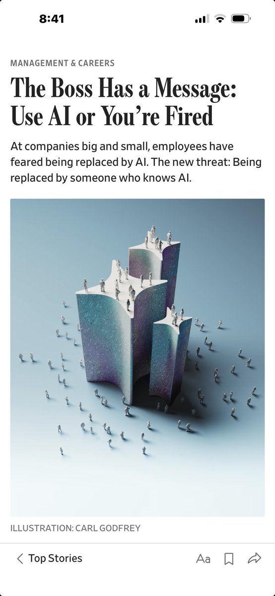 It’s amazing that the things we talk about at the AI Networking Summit 18-24 months ago the WSJ just starts talking about it now.