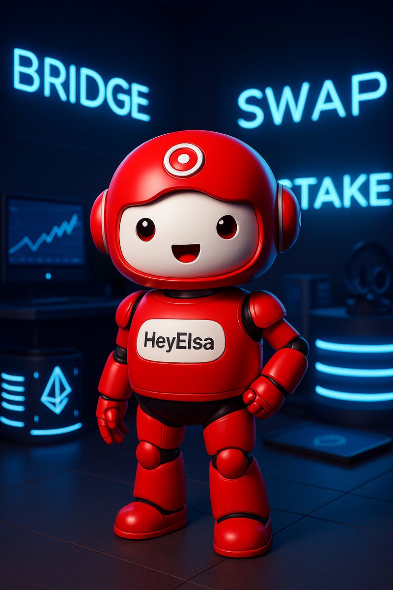 sheydaaam's tweet image. Sick of juggling tabs just to make a trade?
@HeyElsaAI said relax  bridge, swap, and track in one seamless flow. 🧘‍♂️
It’s not another DeFi tool, it’s your AI co-pilot that actually gets the crypto chaos.

Trade smart. Flow smoother. ⚡
#DeFi #HeyElsaAI #SmartTrading
