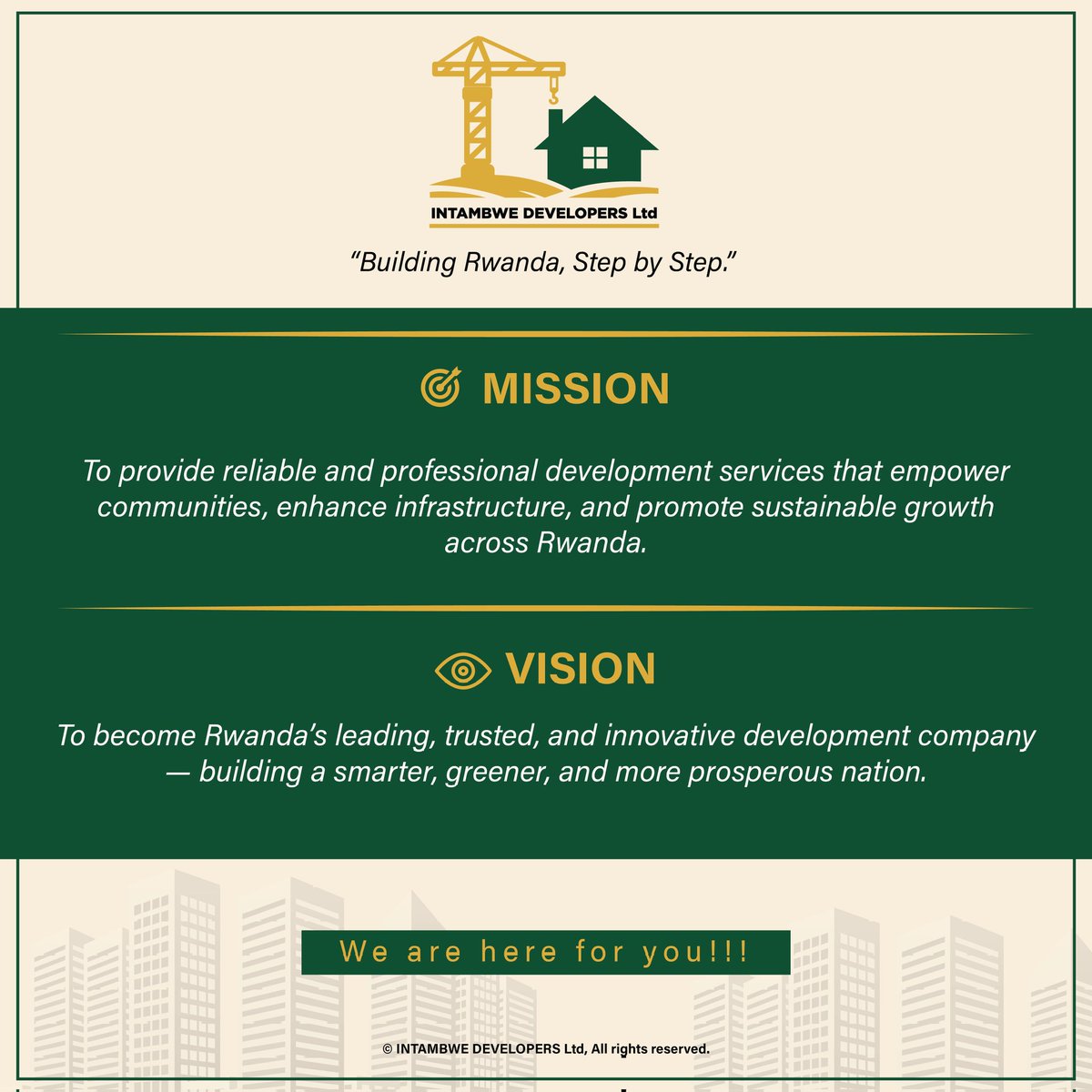 IntambweDevelop's tweet image. Every step we take builds the future we believe in.
From land to construction — we’re shaping tomorrow’s Rwanda with integrity, professionalism, and purpose. 🌍🏘️
#IntambweDevelopers #BuildingRwanda #RwandaDevelopment #RealEstateRwanda #ConstructionRwanda #LandServices #property