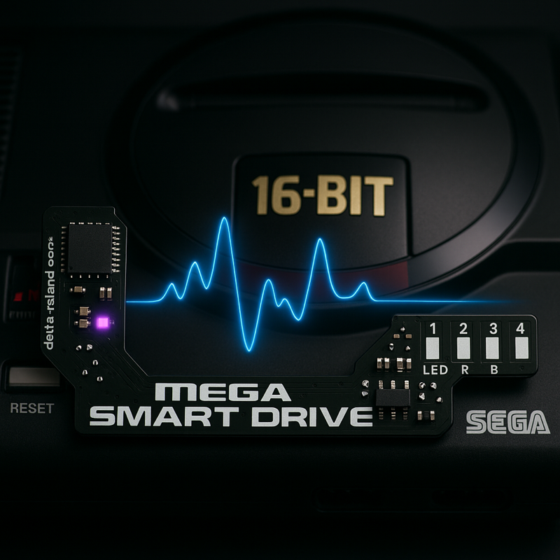 ⚙️ Delta SmartDrive is now on eBay!
for SEGA Mega Drive &amp; Genesis:
• Region switch PAL/USA/JAP (50/60Hz MFO/DFO)
• On-Screen Display (OSD)
• In-Game Reset
• Dynamic clock management
• Easy quick-solder install
• Install guides on Delta Island
ebay.fr/itm/3362753129…