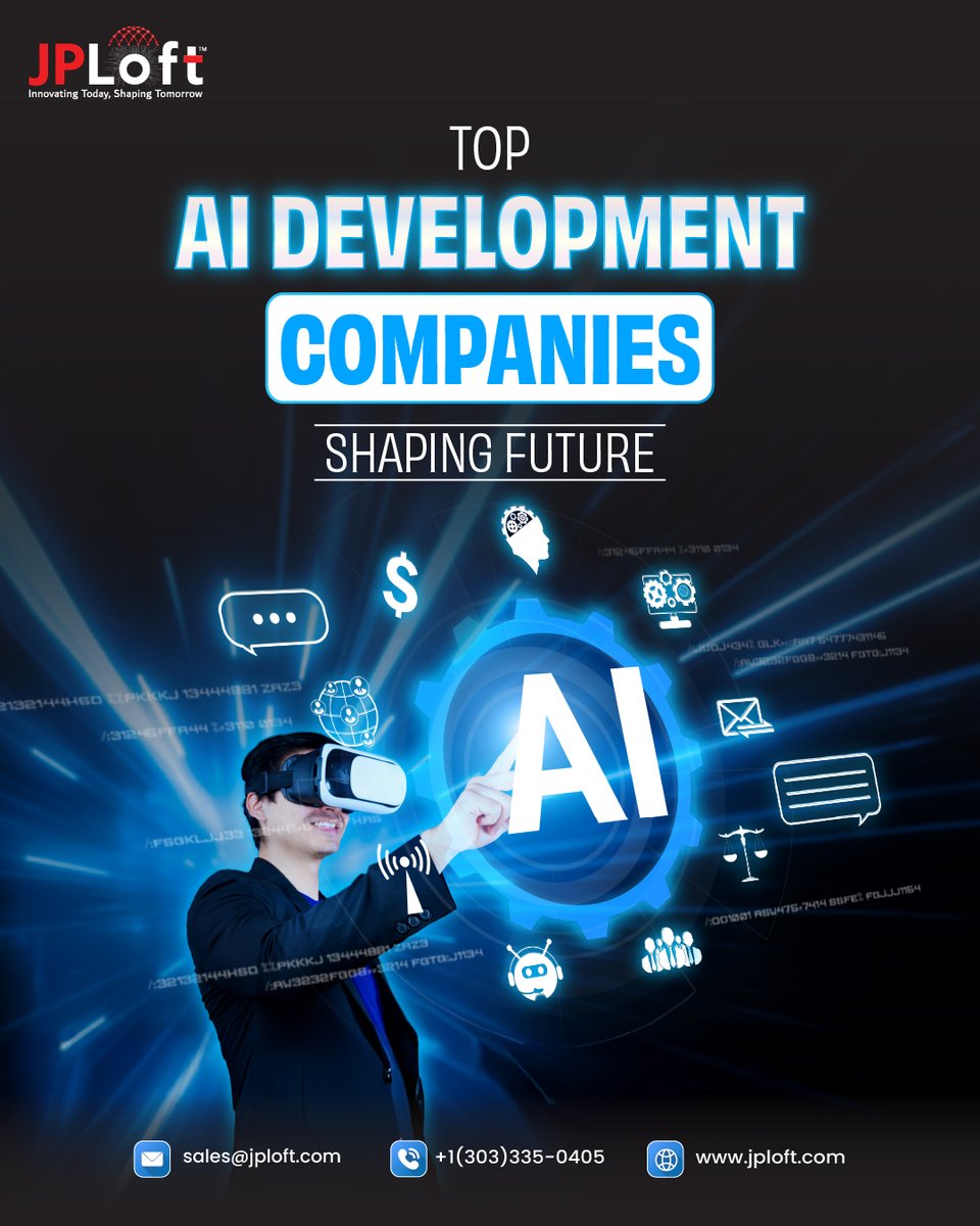 jploftsolutions's tweet image. 💡 From startups to global enterprises, AI development companies are redefining how businesses grow.
Meet the leaders powering the next wave of innovation.

👉 jploft.com/blog/top-ai-de…

#ArtificialIntelligence #AIDrivenBusiness #TechTrends  #Innovation #AICompanies #JPLoft