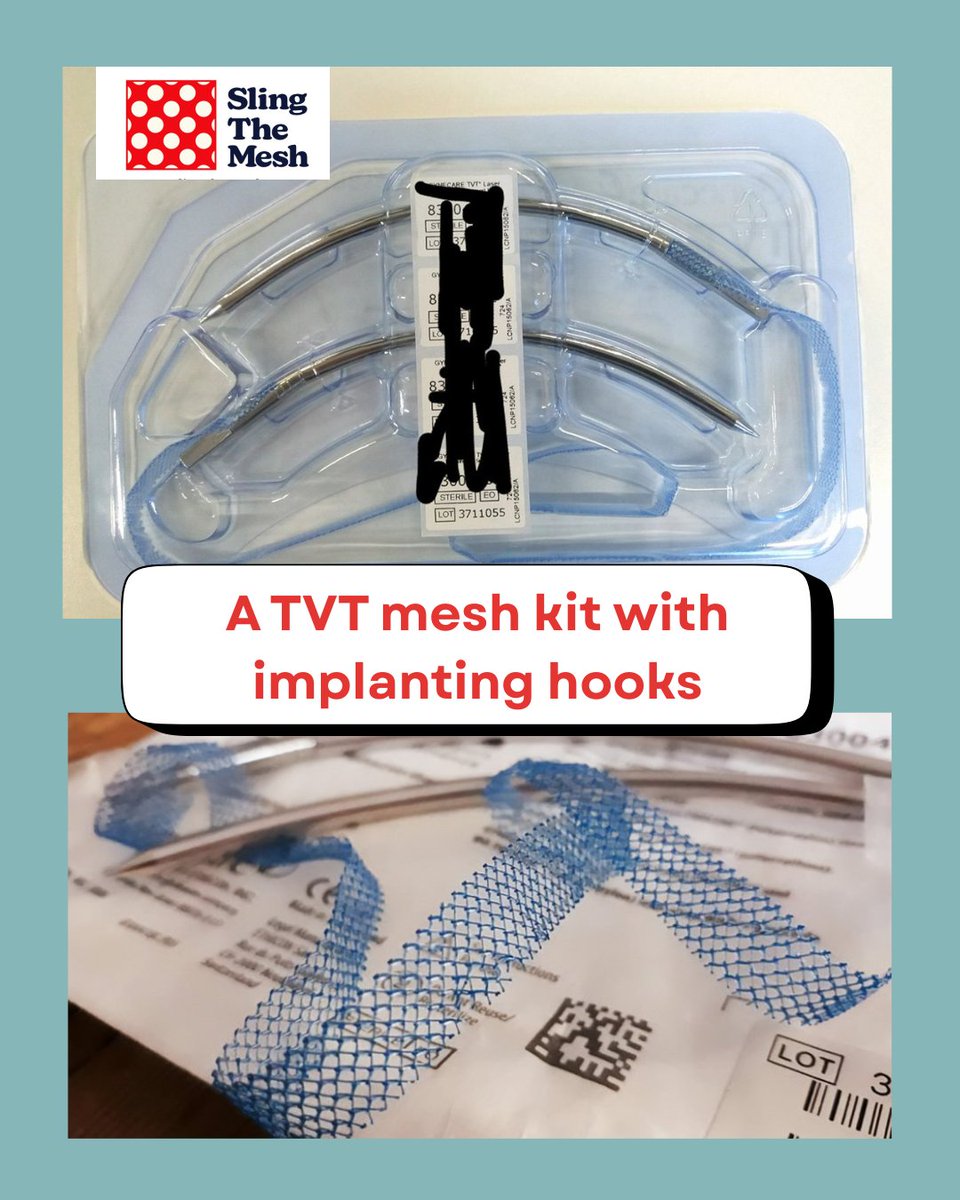 MeshCampaign's tweet image. 🚀 When #slingthemesh began doctors tried to get round the scandal by refusing to call it #mesh Instead, they used softer terms like:
🧵 Its just a tape
🧸 A soft sling
📺 Not the mesh in the media
💧 A little bladder support
😡 Its like a teddy bear hugging the bladder 😲