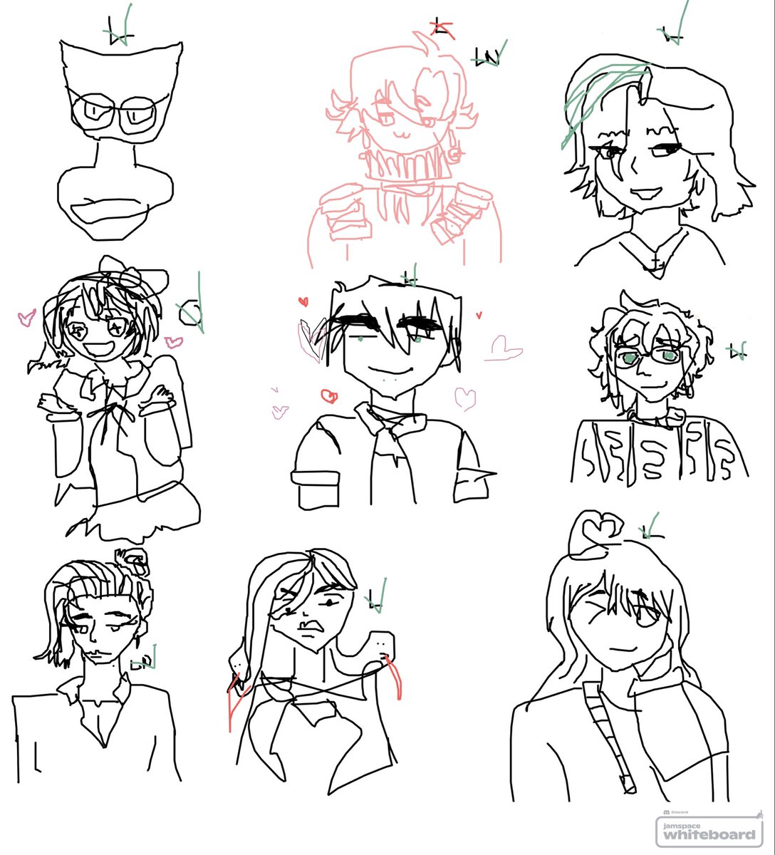 BooBooSnatch's tweet image. We played character Pictionary. Can u guess the Visual novel character? Art by me 😎