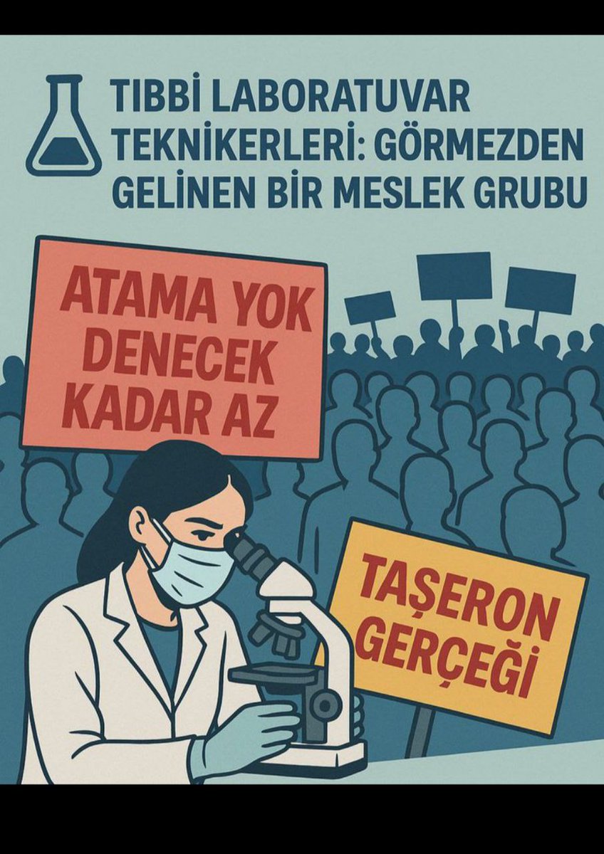 <a href="/DrYerebakan/">Dr. Halit Yerebakan</a> Sn. Milletvekili <a href="/DrYerebakan/">Dr. Halit Yerebakan</a> 
🔬Bizler sağlık sisteminde en hayati halkalardan biri olan TIBBİ LABORATUVAR TEKNİKERLERİYİZ. 
💉Ancak İSTİHDAM YETERSİZLİĞİ ve GÖREV TANIMI BELİRSİZLİKLERİ bizleri her geçen gün zorluyor.
🧪Bizlere destek vermenizi istiyoruz.