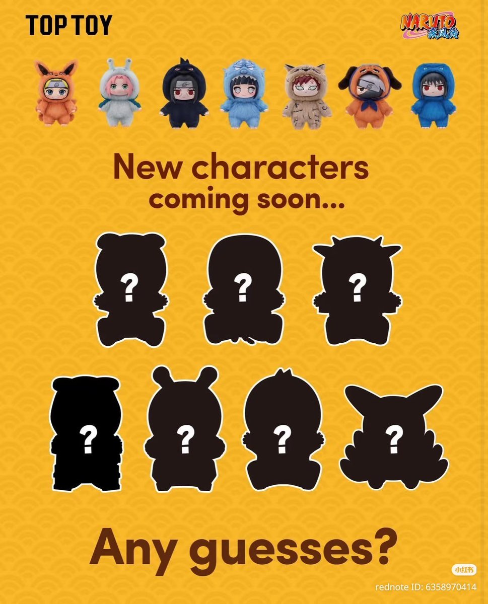 nobitaniii's tweet photo. Karakter baru nya blindbox naruto😍
Ada yang bisa tebak siapa aja? 
Aku tau nya naruto itachi sama sakura atau tsunade(?)

Ada yang mau ikut PO blindbox chara baru nya naruto?
Aku mau buka PO stlh brg nya ready nnti😆

#naruto #blindbox #toptoy #plushie #beastparty #zonauang #wtb https://t.co/wMSfyOmFFS