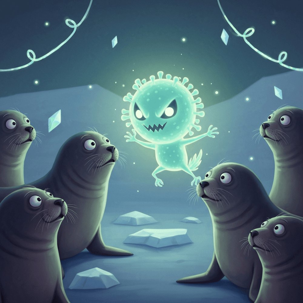 QuirkScience's tweet image. Okay, bird flu is getting way too good at parties it wasn&apos;t invited to. First birds, now elephant seals? This virus is learning new tricks, and &apos;mammal-to-mammal&apos; is a phrase we really don&apos;t like seeing in its vocabulary. #BirdFlu #ScienceAlert #QuirkScience