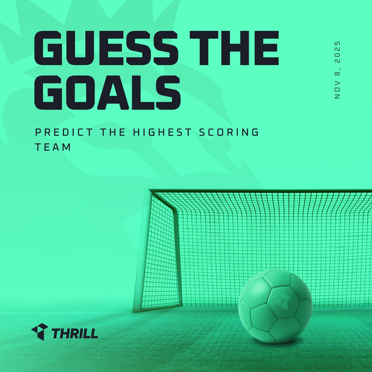 🔮 How's your guessing game?
Guess which EPL team scores the most goals today ⚽

💰 $25 for 5 random correct predictions!
Entry sample : [Thrill_username], Everton

Rules
- One guess per person (more than one entry means disqualification)
- Entries close at 11:59 AM UTC
-