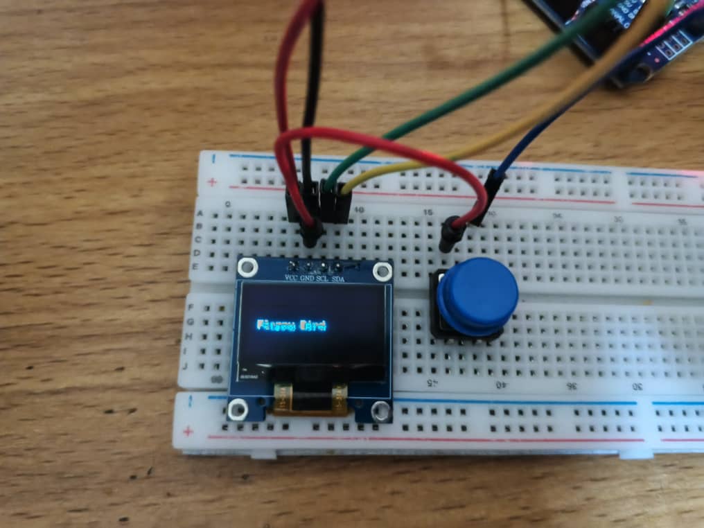 Marvel_14_code's tweet image. I made a playable flappy bird game😎.
Using my Oled display as the output,
a button as the input and the Arduino uno as the processor. The entire program is stored in the uno 

What game should I make with my Oled display next