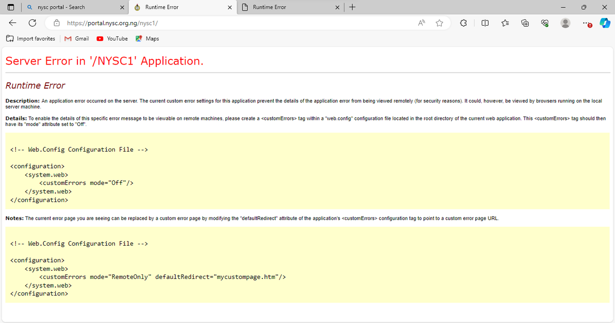 Day 5 of no sleep, because i want to register for service please na😭😭 is it till someone develops health issues? <a href="/officialnyscng/">NYSC NDHQ</a> <a href="/nysc360/">NYSC360</a>  <a href="/titilopegb/">Titilope Gbadamosi, PhD</a> <a href="/sidmach/">Sidmach Technologies</a> <a href="/renoomokri/">Reno Omokri</a> . This is too much