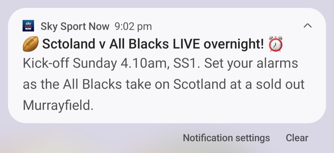 SilverSparkle13's tweet photo. @skysportnz Typo *Scotland https://t.co/PrKB4d5ksy