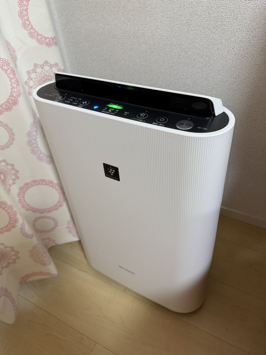 narupon2nd's tweet image. 加湿器だけを買いに行ったはずが！
流石に最新モデルは買えなかった😂

 #SHARP