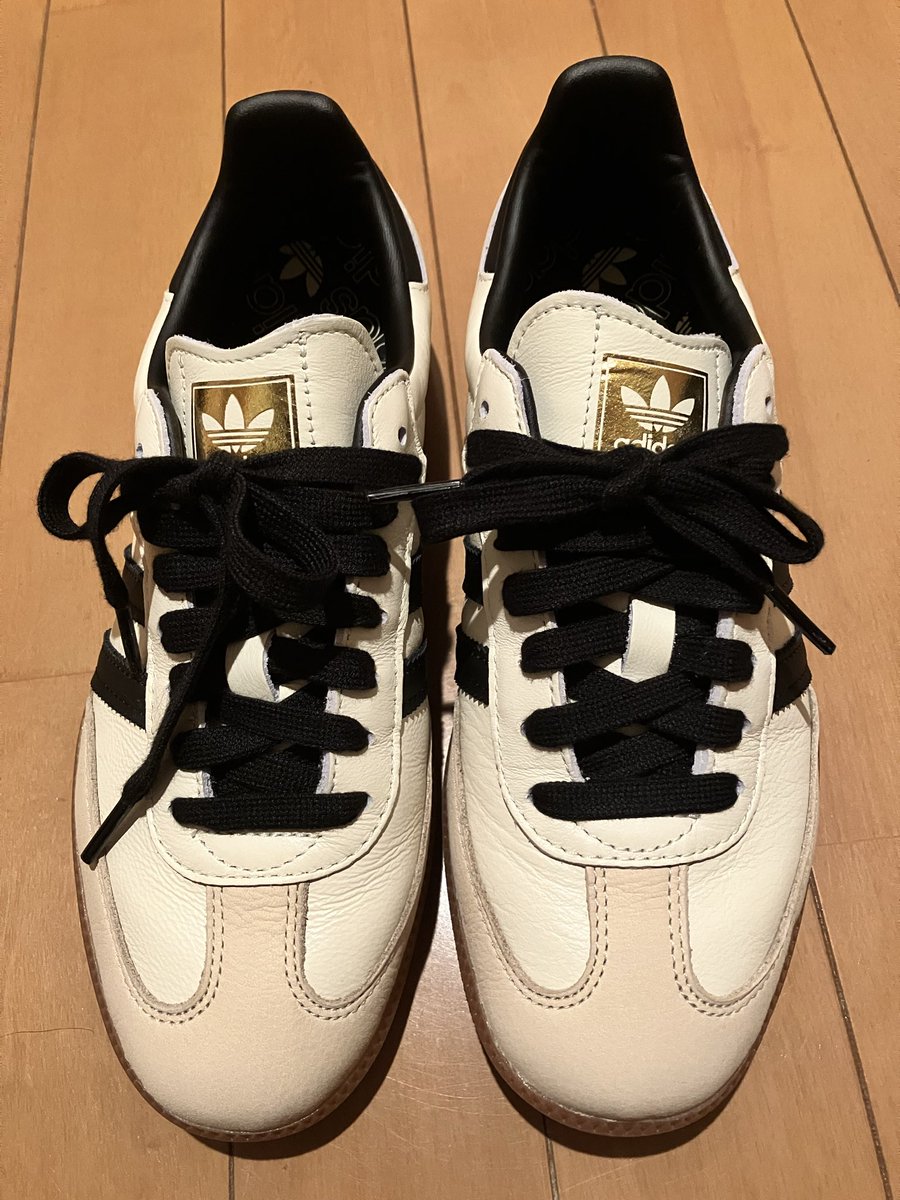 kura_kuta's tweet image. 彼氏にadidasスタンスミスをプレゼントしました🎂ついでに自分へのご褒美でSAMBA OG買いました。ベージュ可愛い🩷
#adidas #samba
