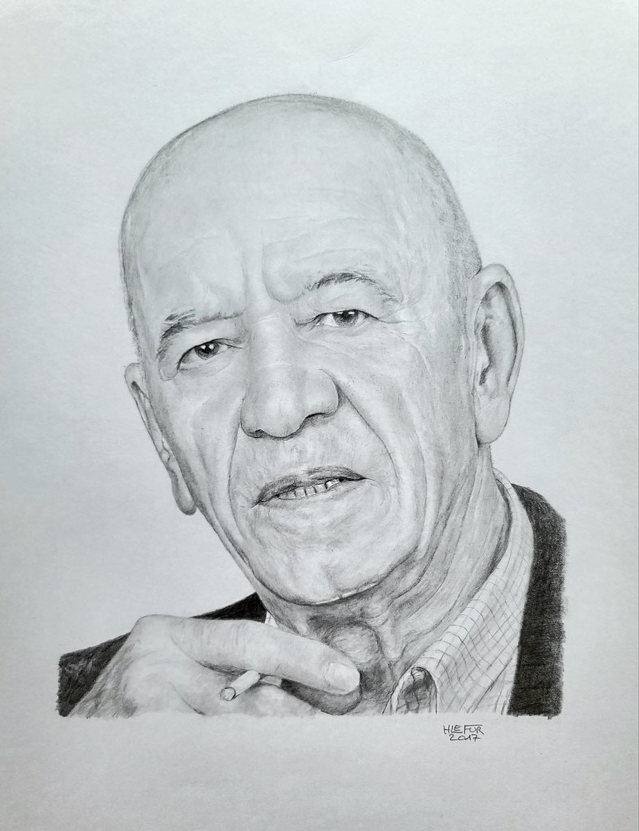 André Pousse 
Dessin aux crayons graphite du 4h au 9b 
Sur feuille A3 Bristol 
#andrepousse