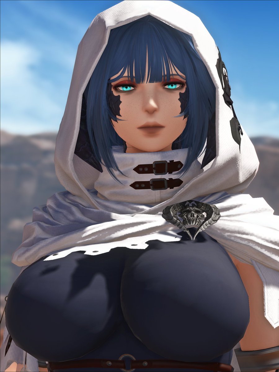 testing new preset but also just admiring her going 😐