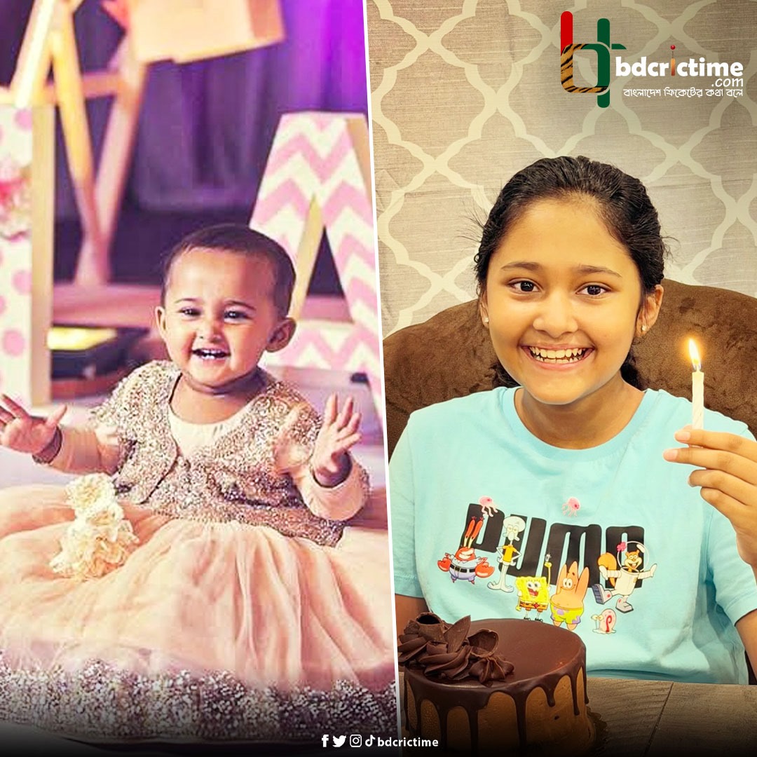 BDCricTime's tweet image. সাকিবকন্যা আলায়নাকে দশম জন্মদিনের শুভেচ্ছা 😍

#SAH75 #BDCricTime