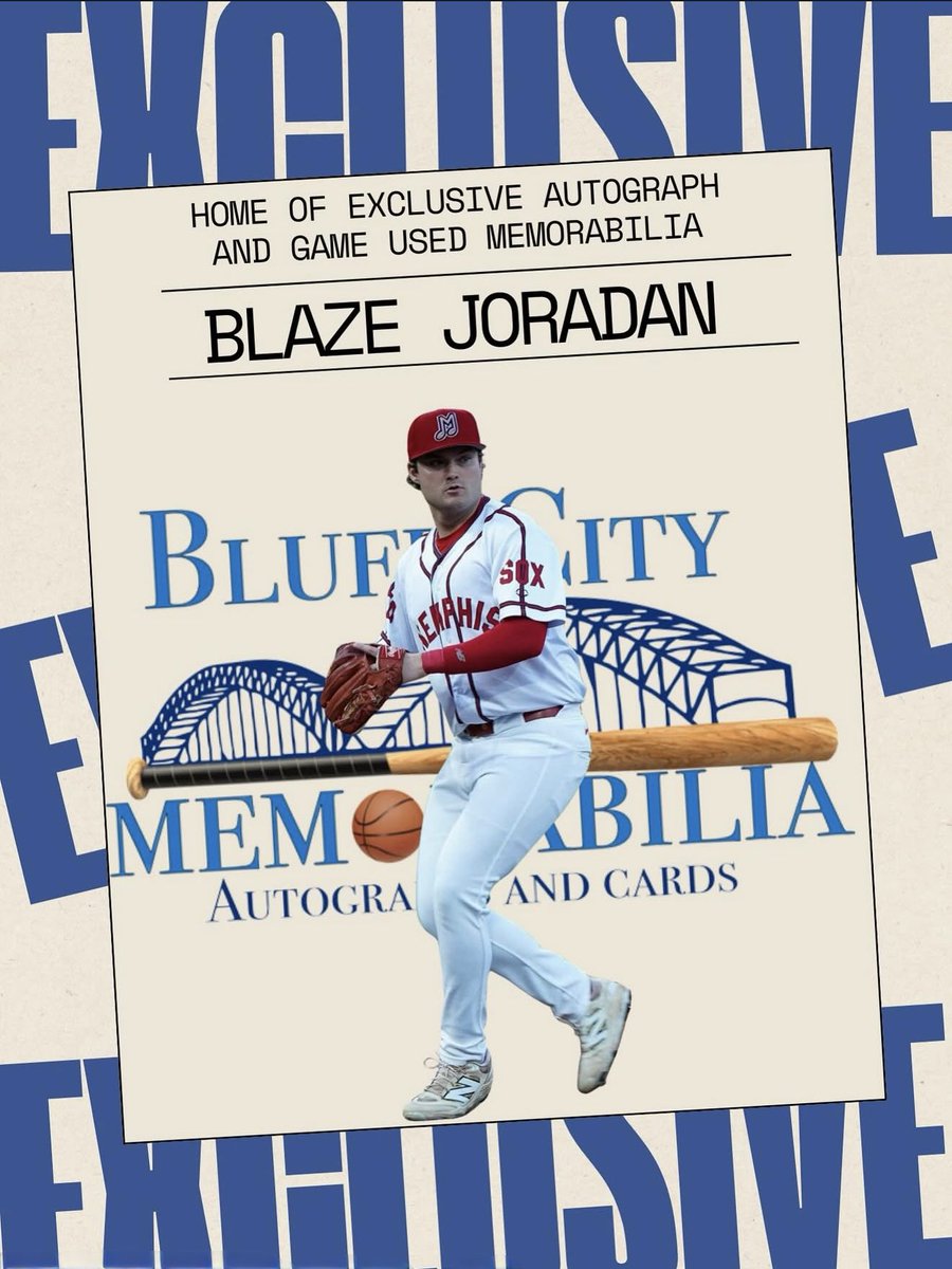 Excited to have partnered with my Home Town Card Shop, Bluff City Memorabilia! Excited to work with them in the future with Signings and Game used items! Check out their website below to stay up to date! Link: bluffcitymemorabilia.com/product-catego…