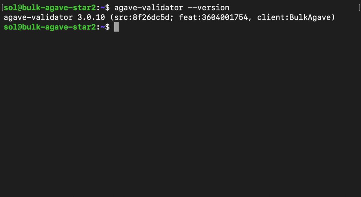 bulktrade's tweet image. bulk-agave... coming to a validator near you