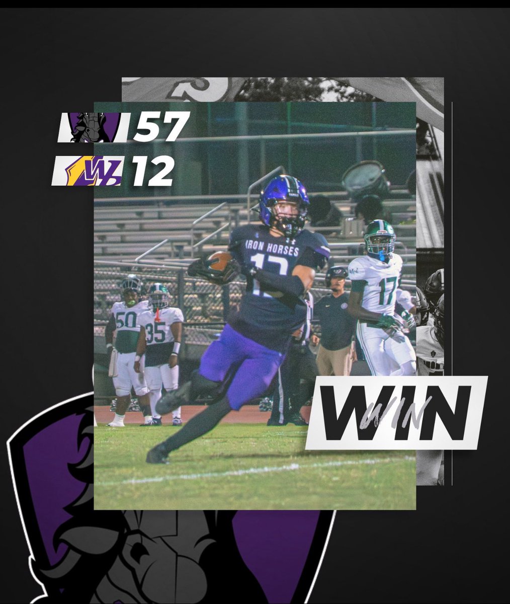 Ball game. The Iron Horses move to Round 2 with our win over Whale Branch! We will be home on Friday against Atlantic Collegiate at 7:30! #W1nTheDay