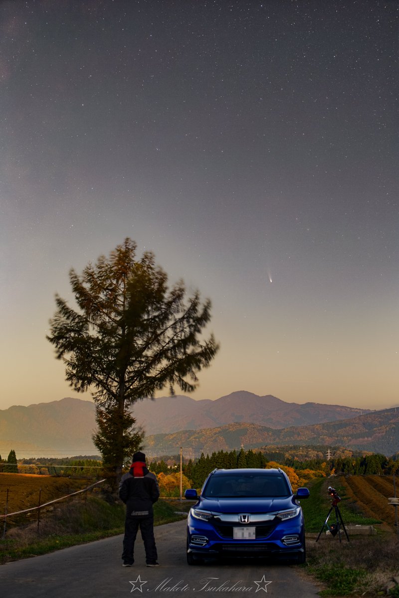 S204Makoto's tweet image. さよならLemmon彗星

2025/11/07
条件的に昨夜がラストチャンスと思い、寒い高原でお見送りしてきました。ついでに50㎜レンズのファーストライト

#comet #彗星 #レモン彗星 #Lemmon彗星 #新星景写真
@tenmonReflexion