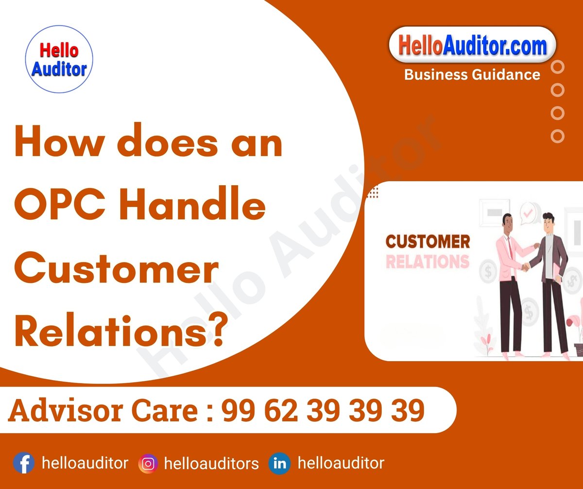 helloauditor's tweet photo. How does an OPC handle customer relations?
If you would like more information, please visit the page.
https://t.co/NCeOIyJChD
#customerrelations #opcmanagement #clientengagement #businessstrategy #customerexperience #relationshipbuilding #opcsolutions https://t.co/rgkATfckaY