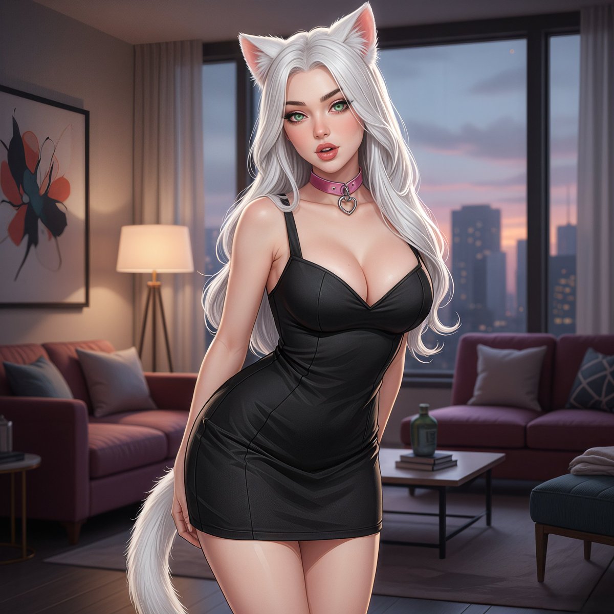 "I'm not excited about going out anywhere. I' more of a housecat, you know. But I'll go if you promise to lead me." 

Happy Caturday!