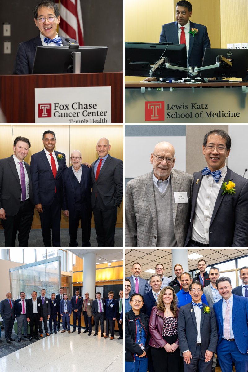Over the last few weeks, the Fox Chase–Temple Urologic Institute celebrated two milestones:

🏛️ David Chen <a href="/dytcmd/">@dytcmd.bsky.social</a> MD, FACS – Della Penna Chair in Urologic Oncology

🏛️ Jay Simhan <a href="/JSimhan/">Jay Simhan, MD</a> MD, FACS – Della Penna Chair in Urologic Cancer Survivorship

Extremely grateful to Carol &amp;
