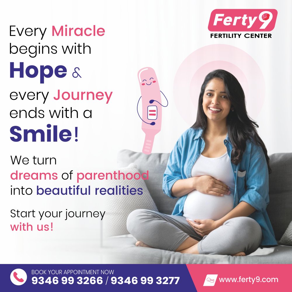 ferty9_official's tweet photo. Every Miracle Begins with Hope &amp; Every Journey Ends with a Smile!

At Ferty9 Fertility Center, we believe that every couple deserves the joy of parenthood.

📞  9346 99 3266 / 9346 99 3277
🌐 https://t.co/wfnTOtFfEV

#Ferty9FertilityCenter #Ferty9 #IVFSuccess #ParenthoodJourney https://t.co/xD0m6N9IYL