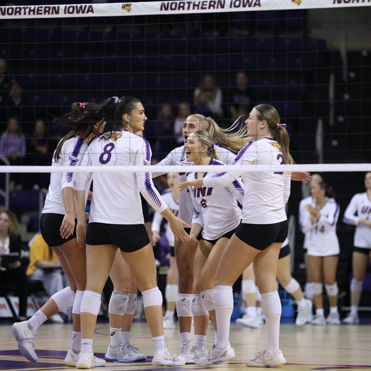 UNIVolleyball's tweet image. The road to the MVC Championship runs through Cedar Falls!!!

📰 bit.ly/4oZpSen

#EverLoyal | #1UNI