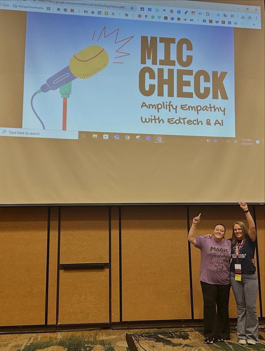 techamys's tweet image. Getting to present alongside my sis about the things we love when it comes to edtech is a dream come true!! I’m so proud of the work she is doing as a school counselor whom embraces technology - she’s a true pioneer! Can’t wait to stand alongside her as a featured speaker duo at…