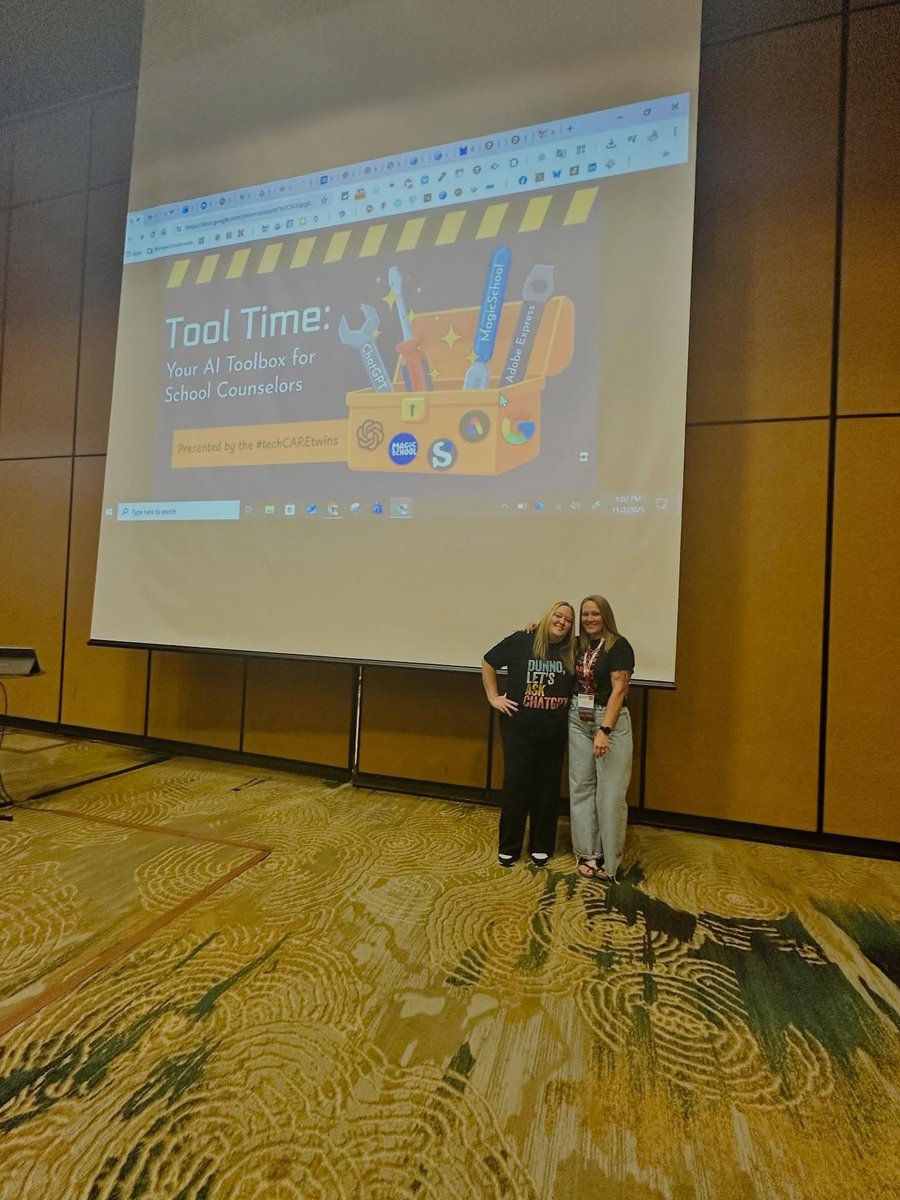 techamys's tweet image. Getting to present alongside my sis about the things we love when it comes to edtech is a dream come true!! I’m so proud of the work she is doing as a school counselor whom embraces technology - she’s a true pioneer! Can’t wait to stand alongside her as a featured speaker duo at…