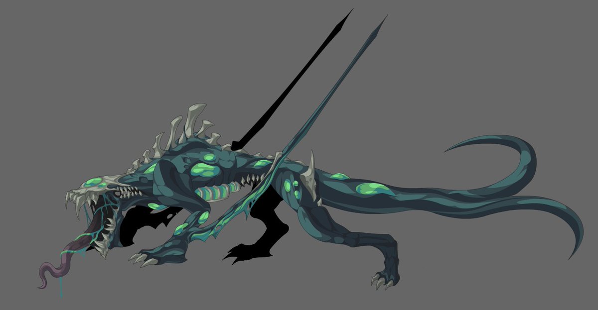 Wow, looks like I am drawing a lot more lately, anyways, I designed tonight's boss, Tao Tie. :)