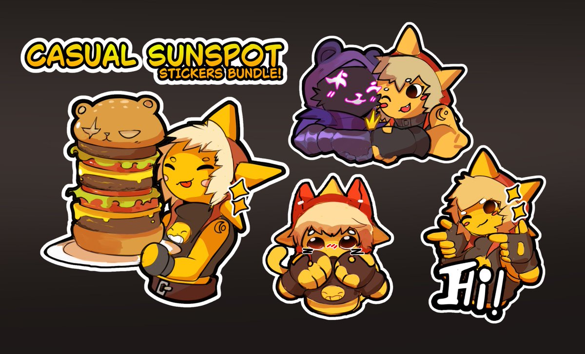 I'm Introducing C-Sunspot Stickers! 
 Its was fun time making these. And if it peoples like it ill make more so for 50 likes this post get ill add 1 extra  sticker! 😄
#Fortnite