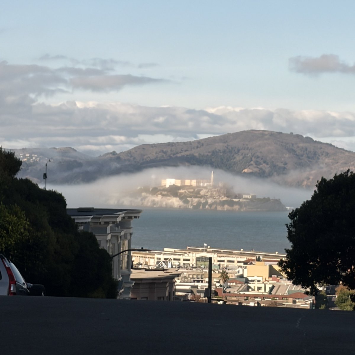 Alcatraz surrounded by a boss fight bubble today