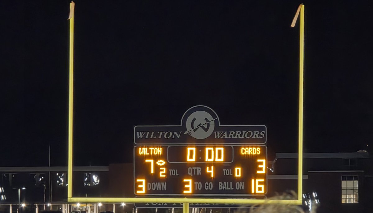 Wilton HS Football tweet media