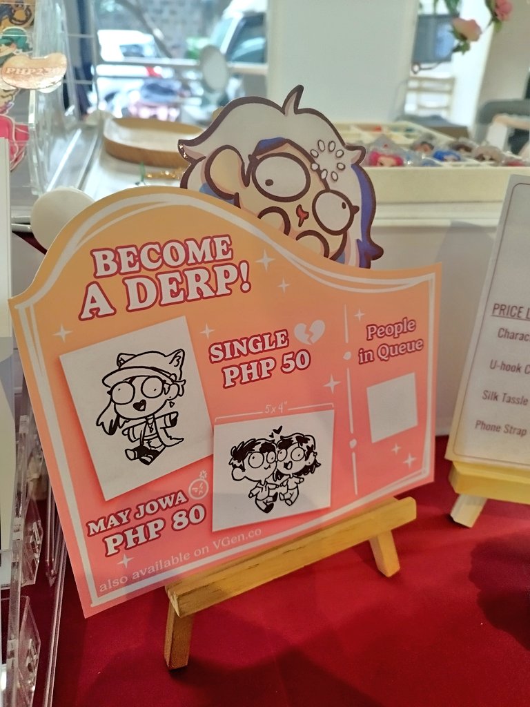 pachiko_art's tweet image. Hello, DLSU &amp;amp; CSB!
Catch me at The Beach House, Taft Ave. today!! ✨

I have art prints, stickers, and DYI keychains! I&apos;m also doing Live Portraits for anyone who wants a Derpy doodle of themselves. 

#TheManilaMarketClub #dlsu #csb #taft