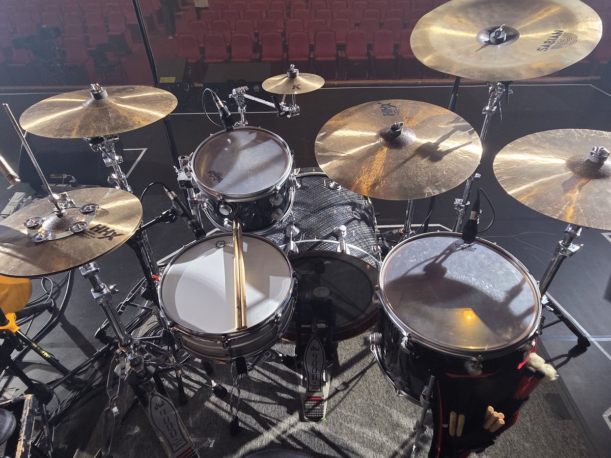 本番前リハ。最近セッティングを少し昔に戻した。シンプルになった。