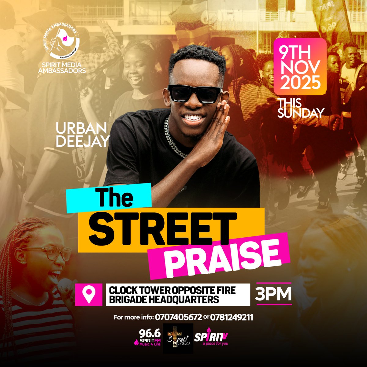 As we close the year 2025, let's do it in style by taking the gospel to the streets of Kampala. The different ministers are ready, with only you that is missing.

#SpiritMediaAmbassadors