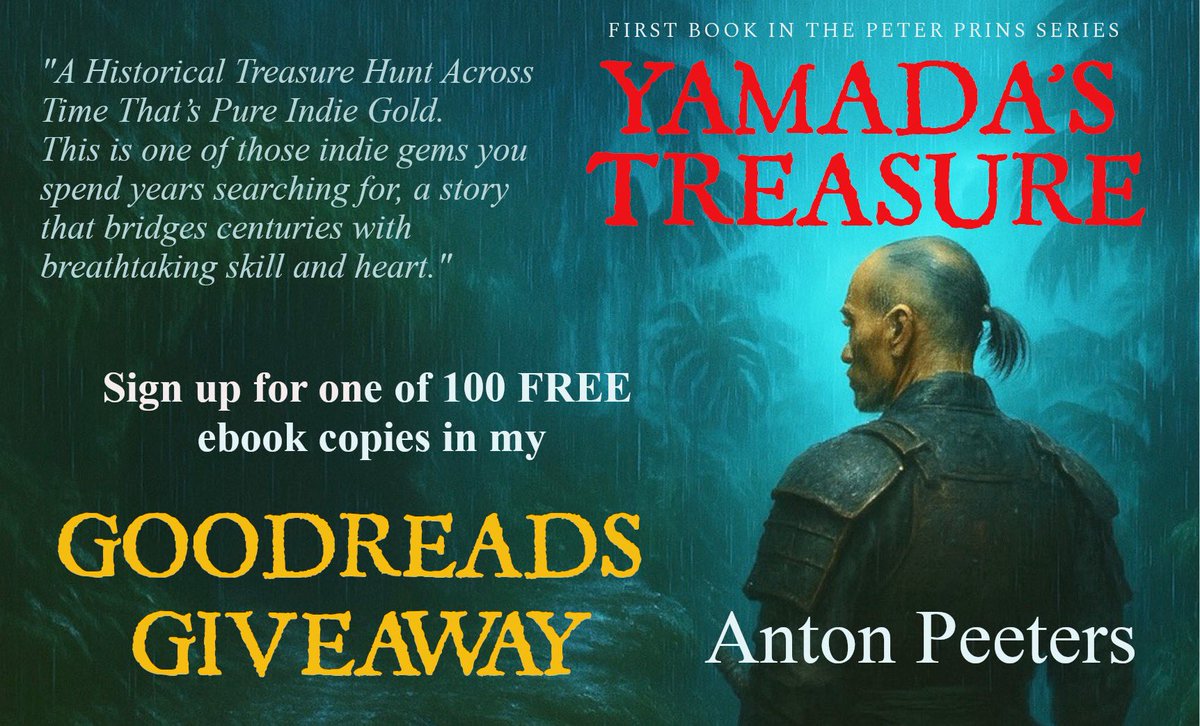 Running a Goodreads giveaway still till 20 Nov 2025. Feel free to sign up and let me know what you think.
goodreads.com/giveaway/show/…
#historicalfiction #thriller #thailand #adventure #treasure