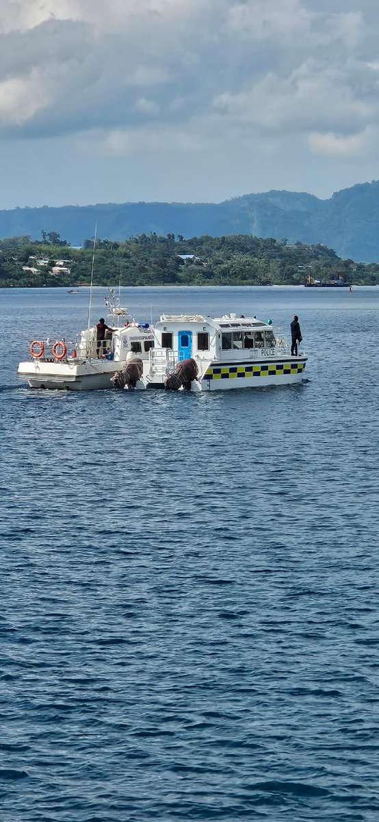 UNODC_BMB's tweet photo. 🚤First look! A new 10m aluminium catamaran inshore patrol vessel, the first of its kind in the Pacific, arrives ahead of handover to 🇻🇺 Vanuatu. Funded by 🇯🇵 through @UNODC_MCP to enhance maritime security &amp; response. Built to international standards, Lloyd’s Register certified. https://t.co/vs8UsY2u4r