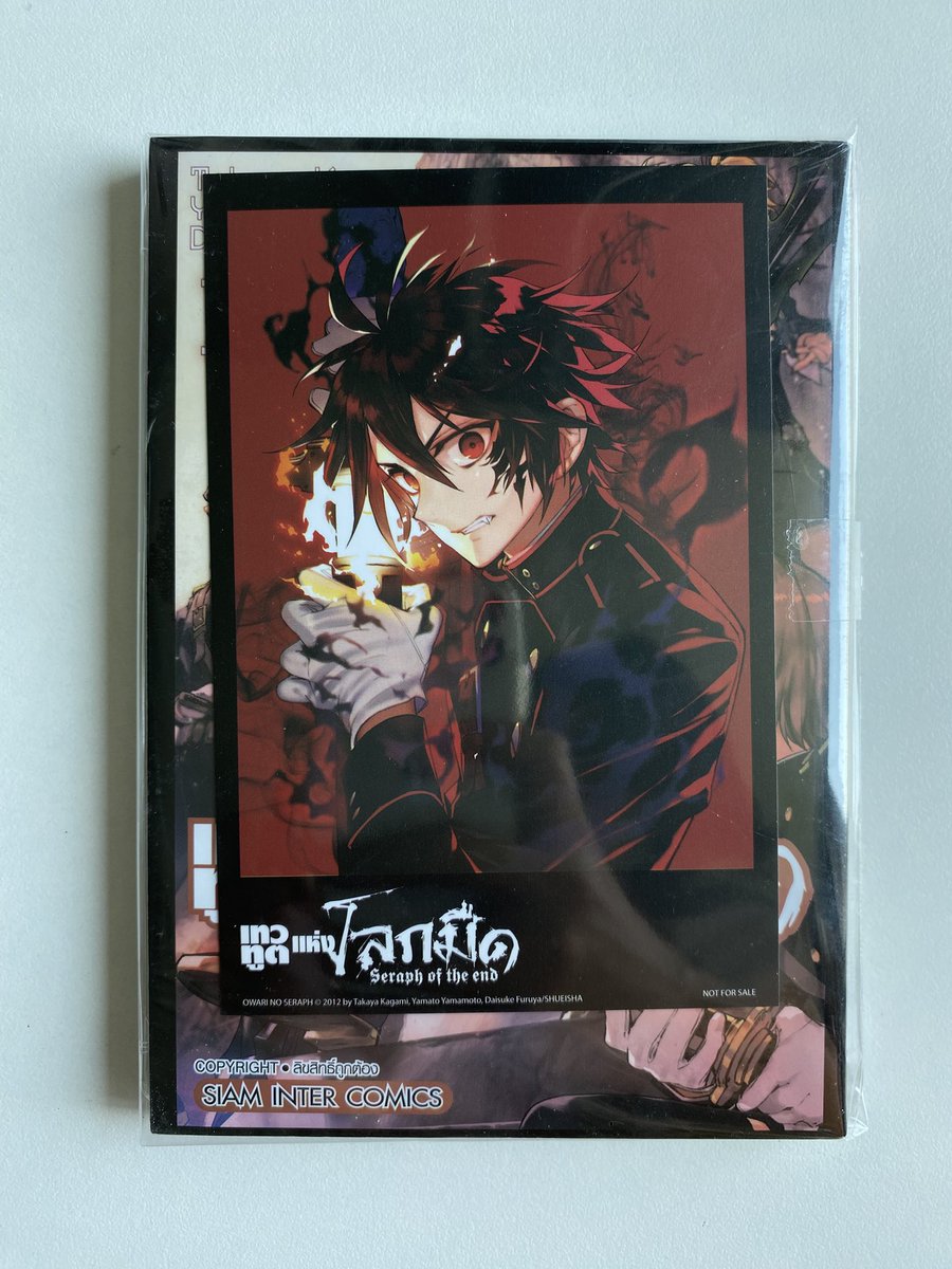donttouchmeebro's tweet photo. 🍀เทวทูตแห่งโลกมืด seraph of the end🍀

เล่ม 15, 26 ในซีลมีโปสการ์ด
✨เล่มละ 95.- ✨
✨ค่าส่ง 40.- ✨

#ตลาดนัดเซราฟ #ตลาดนัดเทวทูตแห่งโลกมืด #ตลาดนัดseraph https://t.co/aAbhGJD0yX