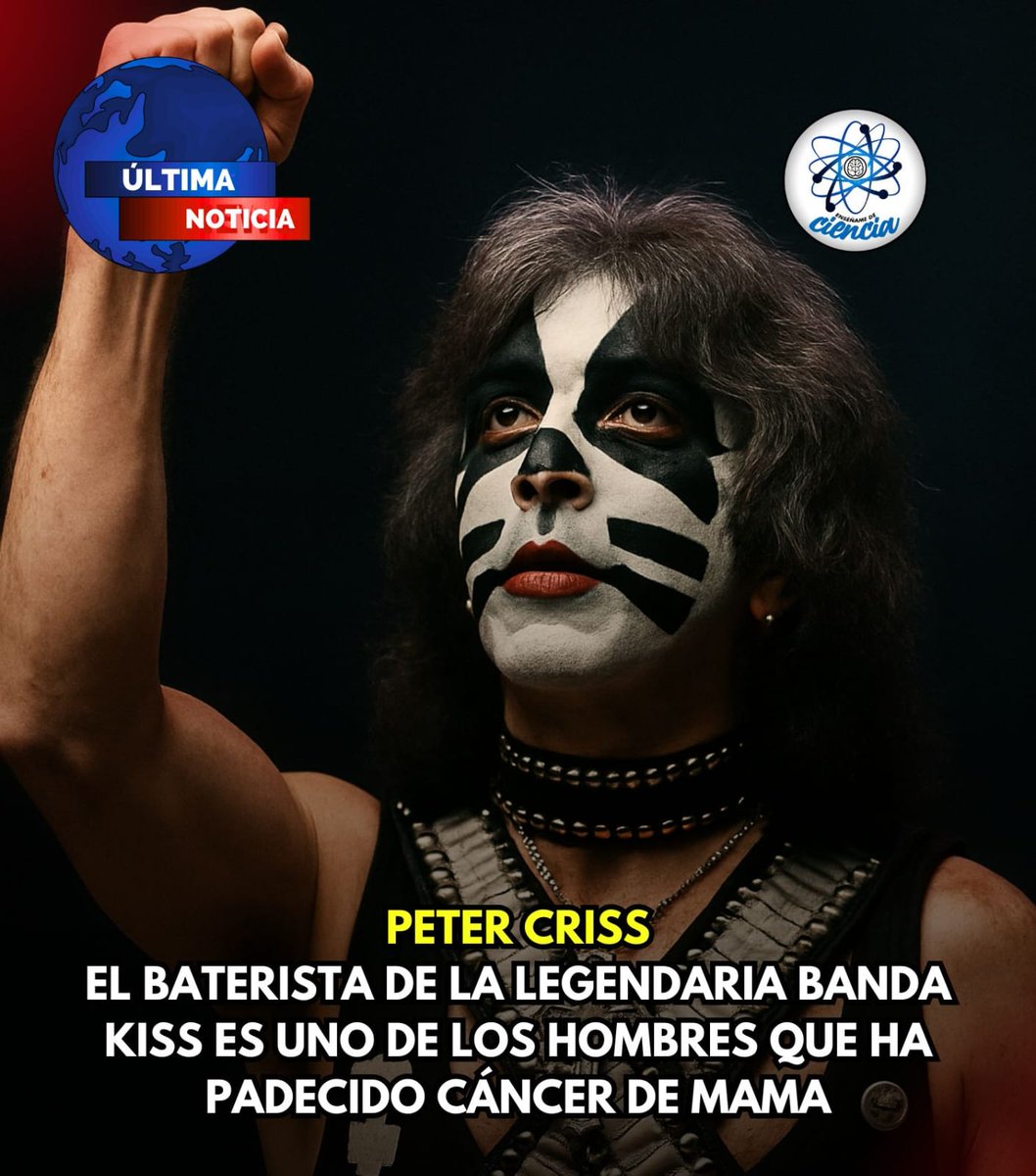 EnsedeCiencia's tweet image. 🚨| Aunque las cifras apuntan a que los padecimientos proliferan principalmente en mujeres, existe ese 0.8% que pone a los hombres en el radar de posibles víctimas.

🎗️ El baterista de Kiss venció el cáncer de mama… y ahora lucha por crear conciencia entre los hombres

Uno de…