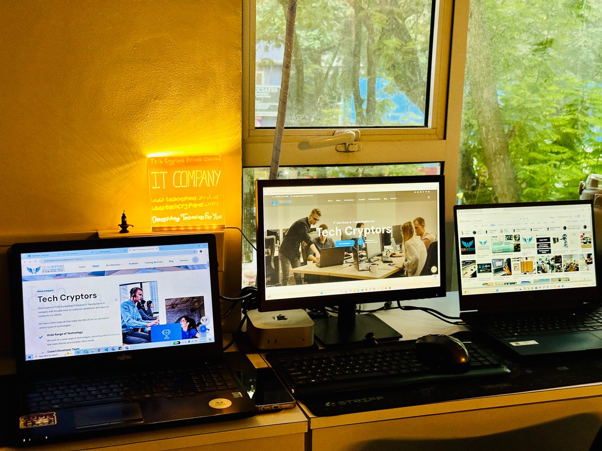 TechCryptors's tweet image. At Tech Cryptors Private Limited we love innovation!

📞wa.me/918850528255
📩sales@techcryptors.services
🌐techcryptors.services

#ITServices #ITCompany #SoftwareDevelopment #AIService #WebDevelopment #AppDevelopment #CustomSoftware #CRM #ARVR #TCIS #TechCryptorsItServices