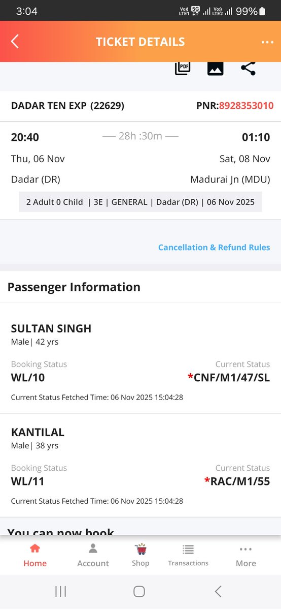 Im_RoshanJ's tweet photo. @RailMinIndia @GMSRailway @drmmumbaicr @drmmadurai sir my uncle was travelling in train 22629 and he forgot his original mobile charger in his seat please I request you to check and inform us so he would collect the charger. https://t.co/8xT1QzQ8hU