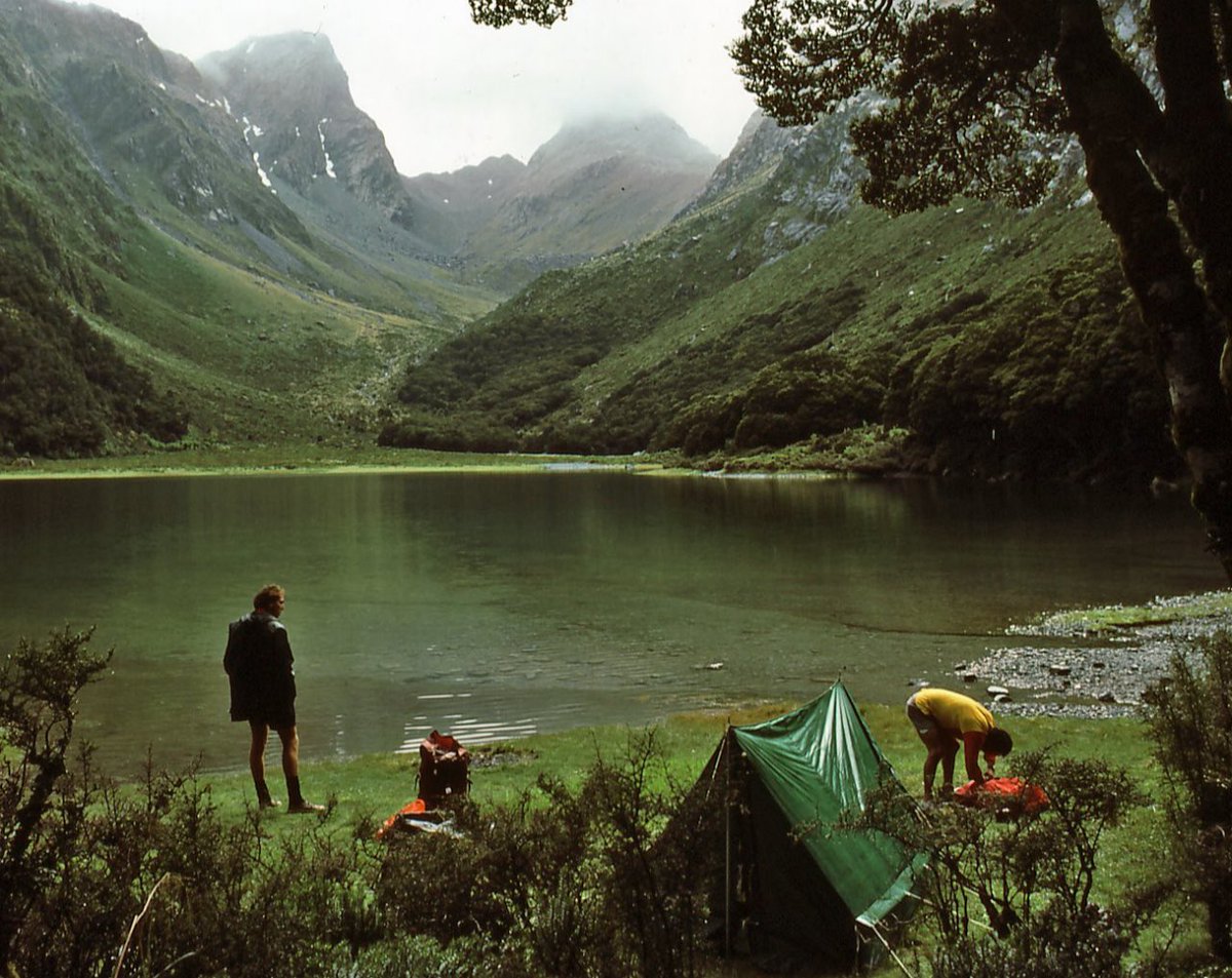 Lakeside spot deep in the Otago region of New Zealand’s South Island, 1979.
